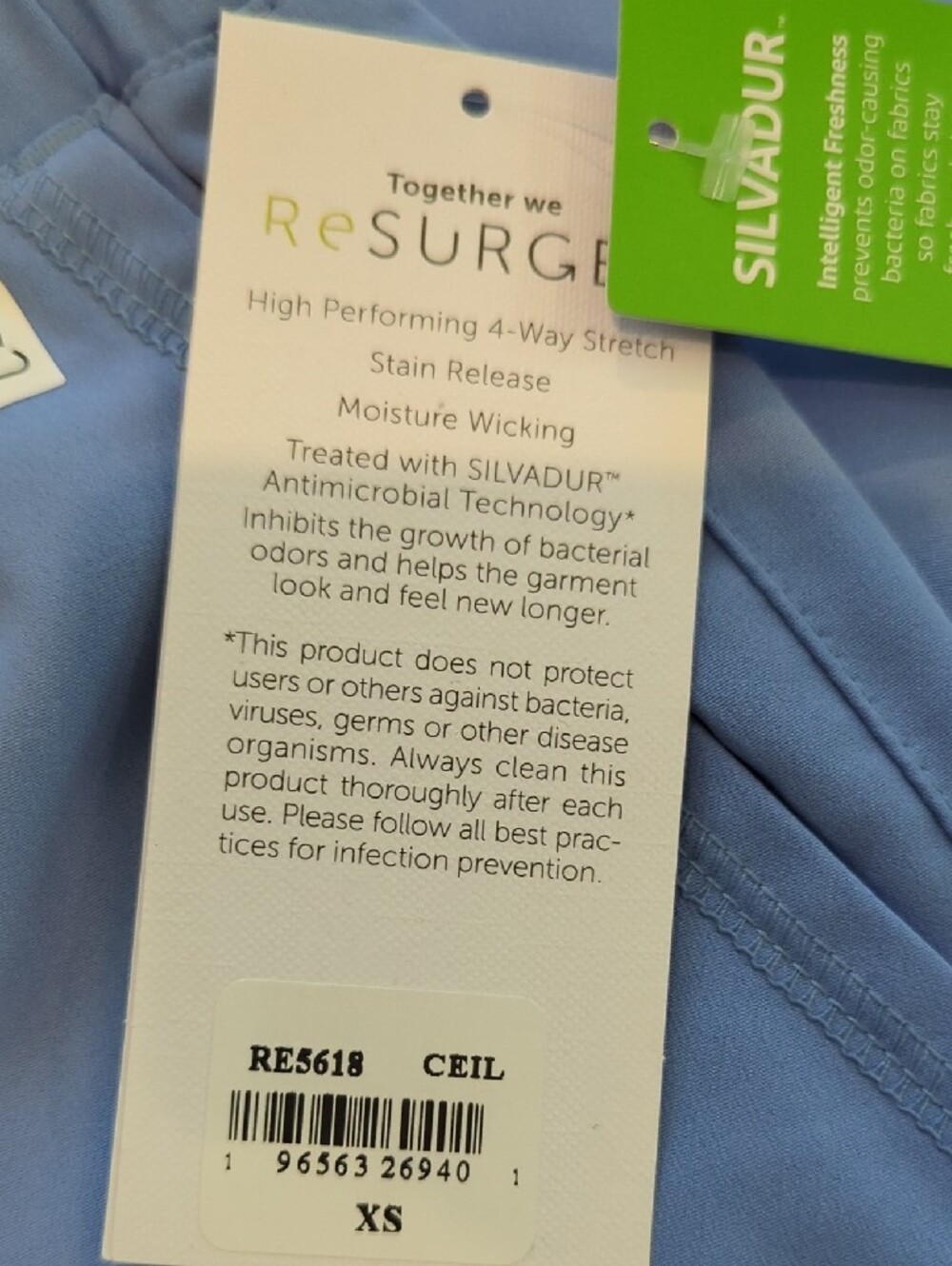 Ceil blue Scrub Set - ReSurge NWT - Picture 6 of 7